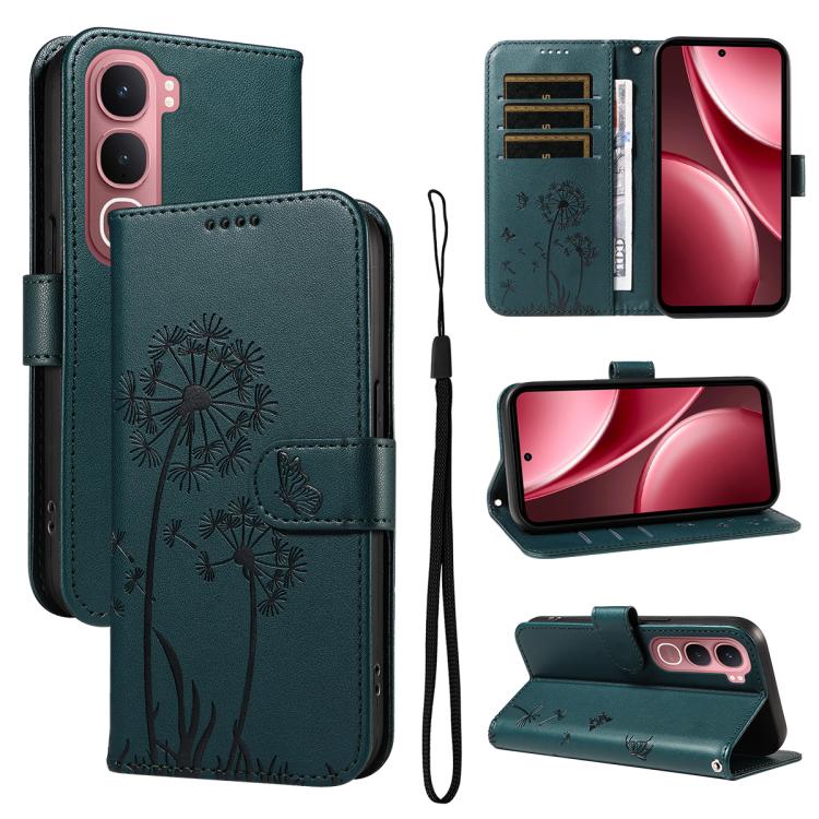 Dandelion Embossed Pattern Flip Leather Phone Case, For vivo Y05 4G / vivo Y21 5G 2026, For vivo V70 FE 5G, For vivo V70 5G Global/V70 Elite 5G, For vivo S50 Pro mini 5G, For vivo X300 Pro, For vivo X300, For vivo V60 Lite 4G, For vivo Y31 5G 2025 / Y2...