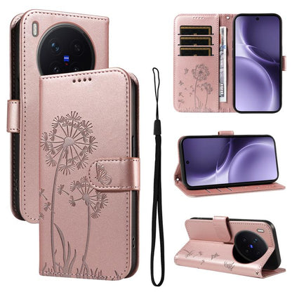 Dandelion Embossed Pattern Flip Leather Phone Case, For vivo Y05 4G / vivo Y21 5G 2026, For vivo V70 FE 5G, For vivo V70 5G Global/V70 Elite 5G, For vivo S50 Pro mini 5G, For vivo X300 Pro, For vivo X300, For vivo V60 Lite 4G, For vivo Y31 5G 2025 / Y2...