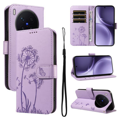Dandelion Embossed Pattern Flip Leather Phone Case, For vivo Y05 4G / vivo Y21 5G 2026, For vivo V70 FE 5G, For vivo V70 5G Global/V70 Elite 5G, For vivo S50 Pro mini 5G, For vivo X300 Pro, For vivo X300, For vivo V60 Lite 4G, For vivo Y31 5G 2025 / Y2...