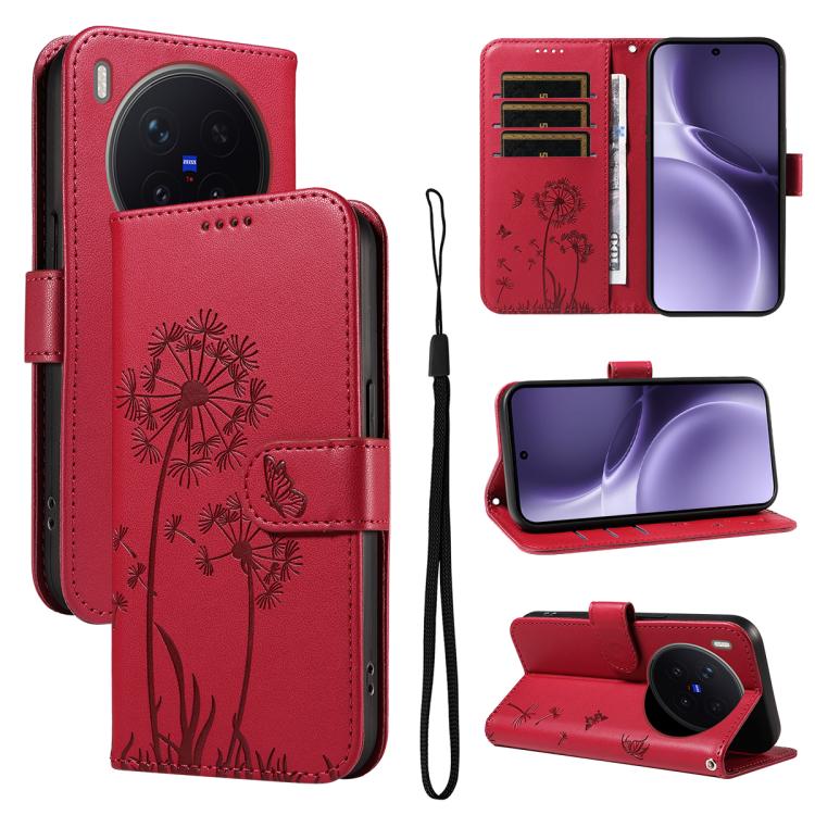 Dandelion Embossed Pattern Flip Leather Phone Case, For vivo Y05 4G / vivo Y21 5G 2026, For vivo V70 FE 5G, For vivo V70 5G Global/V70 Elite 5G, For vivo S50 Pro mini 5G, For vivo X300 Pro, For vivo X300, For vivo V60 Lite 4G, For vivo Y31 5G 2025 / Y2...