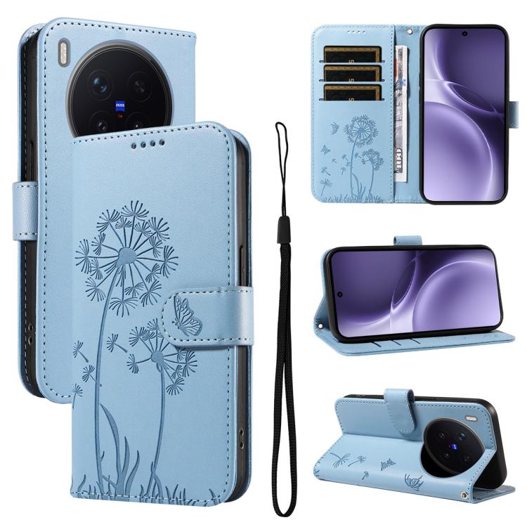 Dandelion Embossed Pattern Flip Leather Phone Case, For vivo Y05 4G / vivo Y21 5G 2026, For vivo V70 FE 5G, For vivo V70 5G Global/V70 Elite 5G, For vivo S50 Pro mini 5G, For vivo X300 Pro, For vivo X300, For vivo V60 Lite 4G, For vivo Y31 5G 2025 / Y2...