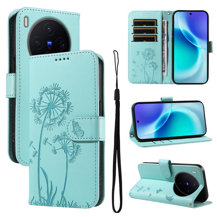 Dandelion Embossed Pattern Flip Leather Phone Case, For vivo Y05 4G / vivo Y21 5G 2026, For vivo V70 FE 5G, For vivo V70 5G Global/V70 Elite 5G, For vivo S50 Pro mini 5G, For vivo X300 Pro, For vivo X300, For vivo V60 Lite 4G, For vivo Y31 5G 2025 / Y2...