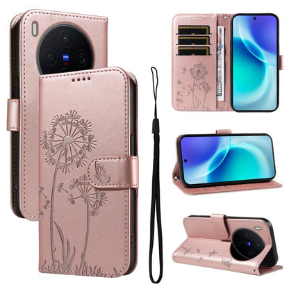 Dandelion Embossed Pattern Flip Leather Phone Case, For vivo Y05 4G / vivo Y21 5G 2026, For vivo V70 FE 5G, For vivo V70 5G Global/V70 Elite 5G, For vivo S50 Pro mini 5G, For vivo X300 Pro, For vivo X300, For vivo V60 Lite 4G, For vivo Y31 5G 2025 / Y2...