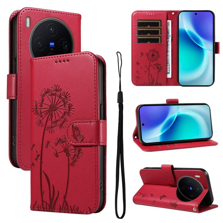 Dandelion Embossed Pattern Flip Leather Phone Case, For vivo Y05 4G / vivo Y21 5G 2026, For vivo V70 FE 5G, For vivo V70 5G Global/V70 Elite 5G, For vivo S50 Pro mini 5G, For vivo X300 Pro, For vivo X300, For vivo V60 Lite 4G, For vivo Y31 5G 2025 / Y2...