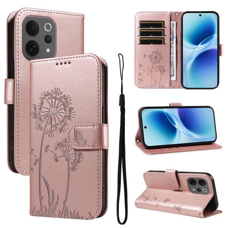Dandelion Embossed Pattern Flip Leather Phone Case, For vivo Y05 4G / vivo Y21 5G 2026, For vivo V70 FE 5G, For vivo V70 5G Global/V70 Elite 5G, For vivo S50 Pro mini 5G, For vivo X300 Pro, For vivo X300, For vivo V60 Lite 4G, For vivo Y31 5G 2025 / Y2...