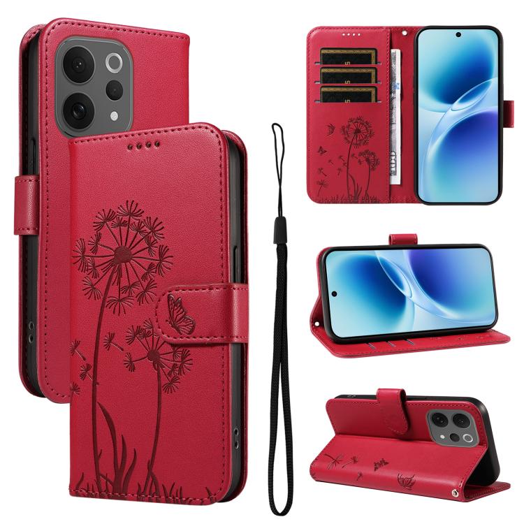 Dandelion Embossed Pattern Flip Leather Phone Case, For vivo Y05 4G / vivo Y21 5G 2026, For vivo V70 FE 5G, For vivo V70 5G Global/V70 Elite 5G, For vivo S50 Pro mini 5G, For vivo X300 Pro, For vivo X300, For vivo V60 Lite 4G, For vivo Y31 5G 2025 / Y2...