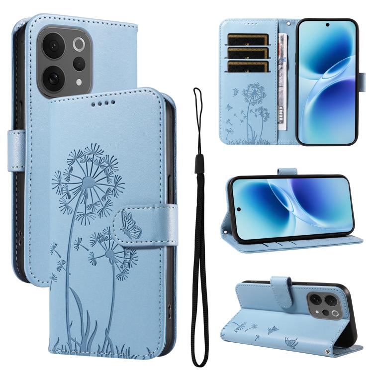 Dandelion Embossed Pattern Flip Leather Phone Case, For vivo Y05 4G / vivo Y21 5G 2026, For vivo V70 FE 5G, For vivo V70 5G Global/V70 Elite 5G, For vivo S50 Pro mini 5G, For vivo X300 Pro, For vivo X300, For vivo V60 Lite 4G, For vivo Y31 5G 2025 / Y2...
