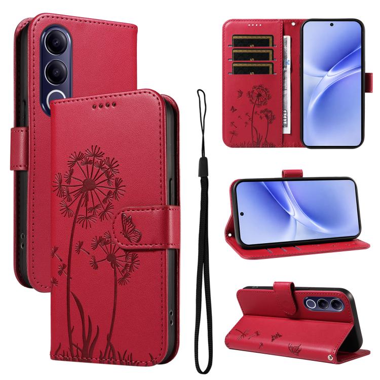 Dandelion Embossed Pattern Flip Leather Phone Case, For vivo Y05 4G / vivo Y21 5G 2026, For vivo V70 FE 5G, For vivo V70 5G Global/V70 Elite 5G, For vivo S50 Pro mini 5G, For vivo X300 Pro, For vivo X300, For vivo V60 Lite 4G, For vivo Y31 5G 2025 / Y2...