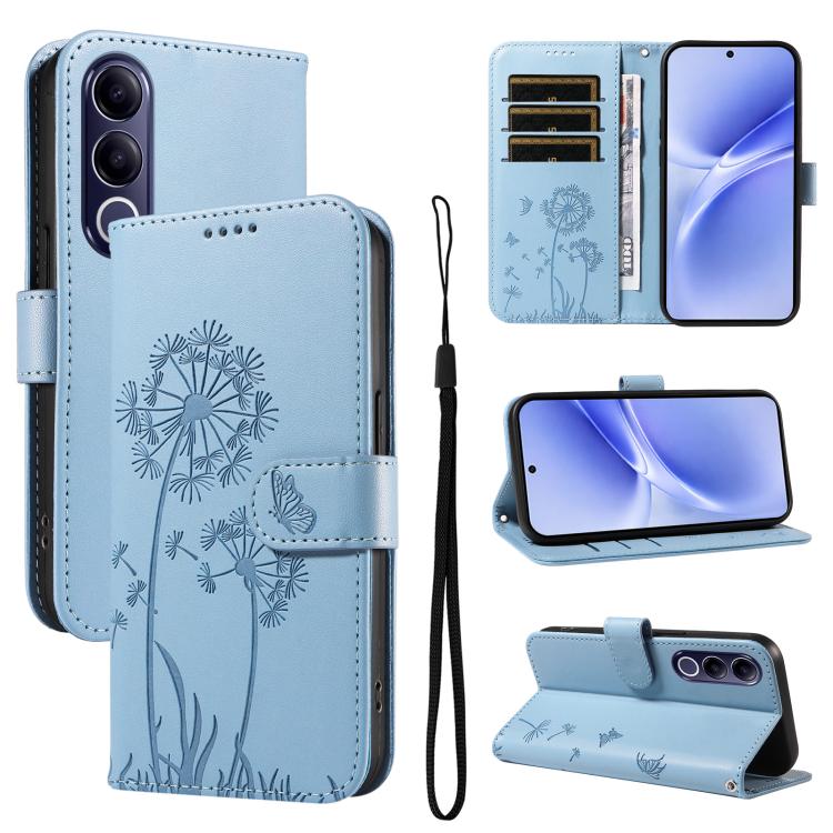 Dandelion Embossed Pattern Flip Leather Phone Case, For vivo Y05 4G / vivo Y21 5G 2026, For vivo V70 FE 5G, For vivo V70 5G Global/V70 Elite 5G, For vivo S50 Pro mini 5G, For vivo X300 Pro, For vivo X300, For vivo V60 Lite 4G, For vivo Y31 5G 2025 / Y2...