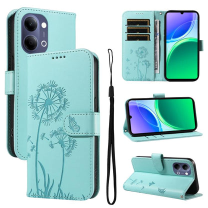 Dandelion Embossed Pattern Flip Leather Phone Case, For vivo Y05 4G / vivo Y21 5G 2026, For vivo V70 FE 5G, For vivo V70 5G Global/V70 Elite 5G, For vivo S50 Pro mini 5G, For vivo X300 Pro, For vivo X300, For vivo V60 Lite 4G, For vivo Y31 5G 2025 / Y2...