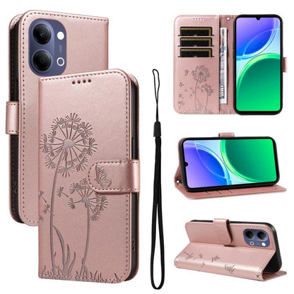 Dandelion Embossed Pattern Flip Leather Phone Case, For vivo Y05 4G / vivo Y21 5G 2026, For vivo V70 FE 5G, For vivo V70 5G Global/V70 Elite 5G, For vivo S50 Pro mini 5G, For vivo X300 Pro, For vivo X300, For vivo V60 Lite 4G, For vivo Y31 5G 2025 / Y2...