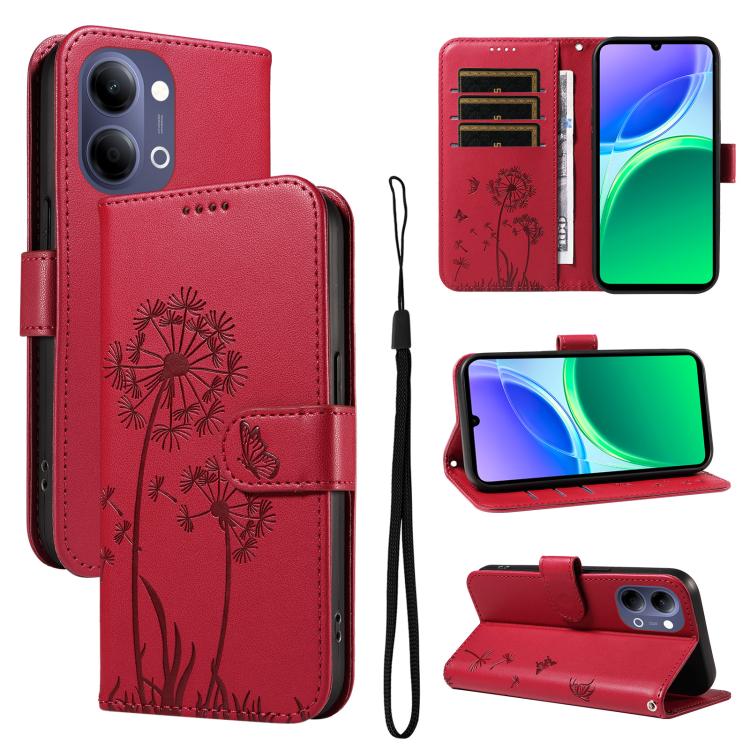 Dandelion Embossed Pattern Flip Leather Phone Case, For vivo Y05 4G / vivo Y21 5G 2026, For vivo V70 FE 5G, For vivo V70 5G Global/V70 Elite 5G, For vivo S50 Pro mini 5G, For vivo X300 Pro, For vivo X300, For vivo V60 Lite 4G, For vivo Y31 5G 2025 / Y2...