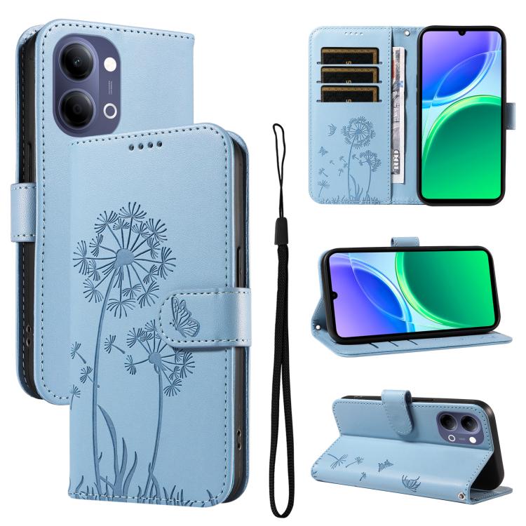 Dandelion Embossed Pattern Flip Leather Phone Case, For vivo Y05 4G / vivo Y21 5G 2026, For vivo V70 FE 5G, For vivo V70 5G Global/V70 Elite 5G, For vivo S50 Pro mini 5G, For vivo X300 Pro, For vivo X300, For vivo V60 Lite 4G, For vivo Y31 5G 2025 / Y2...