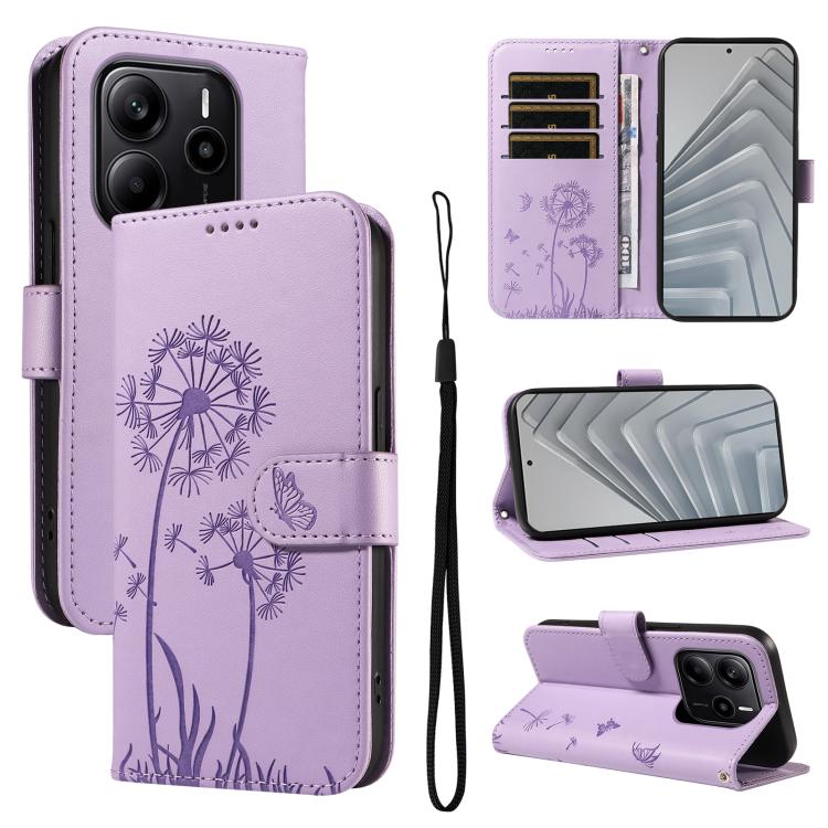 Dandelion Embossed Pattern Flip Leather Phone Case, For Redmi 17C/14C 4G/A4 5G/Poco C75 5G, For Redmi K90 Pro Max/Poco F8 Ultra, For Redmi K90/Poco F8 Pro, For Redmi 15C 5G / 4G EU 173mm, For Redmi 15 5G Global/15 4G SEA 169.5mm                        ...