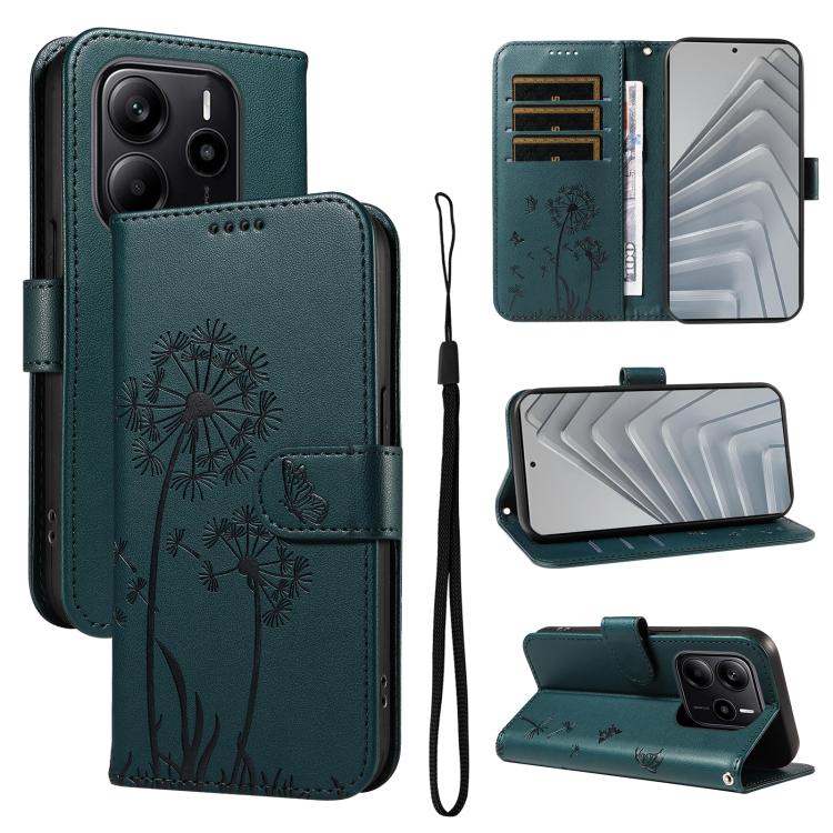 Dandelion Embossed Pattern Flip Leather Phone Case, For Redmi 17C/14C 4G/A4 5G/Poco C75 5G, For Redmi K90 Pro Max/Poco F8 Ultra, For Redmi K90/Poco F8 Pro, For Redmi 15C 5G / 4G EU 173mm, For Redmi 15 5G Global/15 4G SEA 169.5mm                        ...
