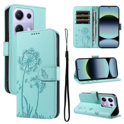 Dandelion Embossed Pattern Flip Leather Phone Case, For Redmi 17C/14C 4G/A4 5G/Poco C75 5G, For Redmi K90 Pro Max/Poco F8 Ultra, For Redmi K90/Poco F8 Pro, For Redmi 15C 5G / 4G EU 173mm, For Redmi 15 5G Global/15 4G SEA 169.5mm                        ...
