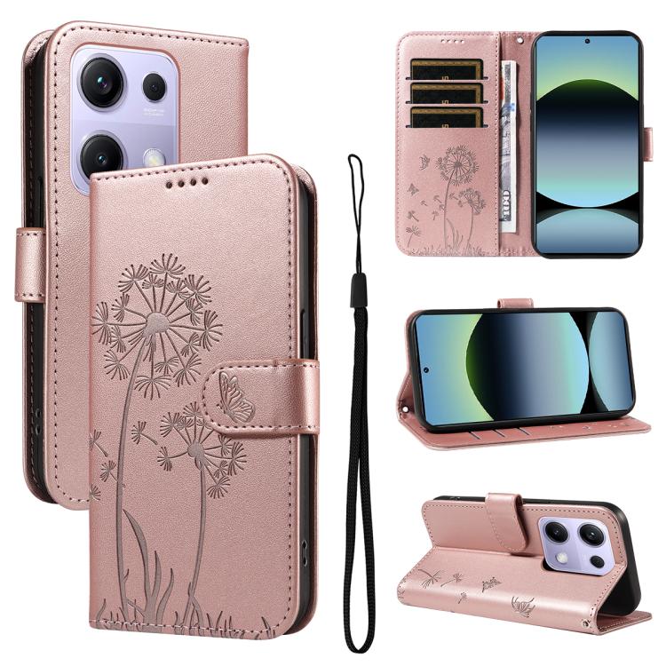 Dandelion Embossed Pattern Flip Leather Phone Case, For Redmi 17C/14C 4G/A4 5G/Poco C75 5G, For Redmi K90 Pro Max/Poco F8 Ultra, For Redmi K90/Poco F8 Pro, For Redmi 15C 5G / 4G EU 173mm, For Redmi 15 5G Global/15 4G SEA 169.5mm                        ...
