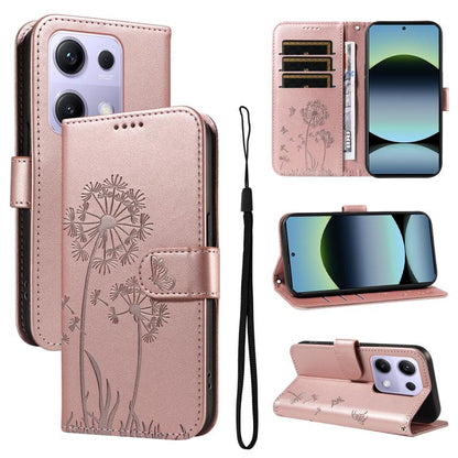 Dandelion Embossed Pattern Flip Leather Phone Case, For Redmi 17C/14C 4G/A4 5G/Poco C75 5G, For Redmi K90 Pro Max/Poco F8 Ultra, For Redmi K90/Poco F8 Pro, For Redmi 15C 5G / 4G EU 173mm, For Redmi 15 5G Global/15 4G SEA 169.5mm                        ...