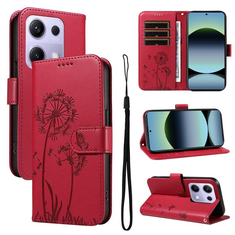 Dandelion Embossed Pattern Flip Leather Phone Case, For Redmi 17C/14C 4G/A4 5G/Poco C75 5G, For Redmi K90 Pro Max/Poco F8 Ultra, For Redmi K90/Poco F8 Pro, For Redmi 15C 5G / 4G EU 173mm, For Redmi 15 5G Global/15 4G SEA 169.5mm                        ...