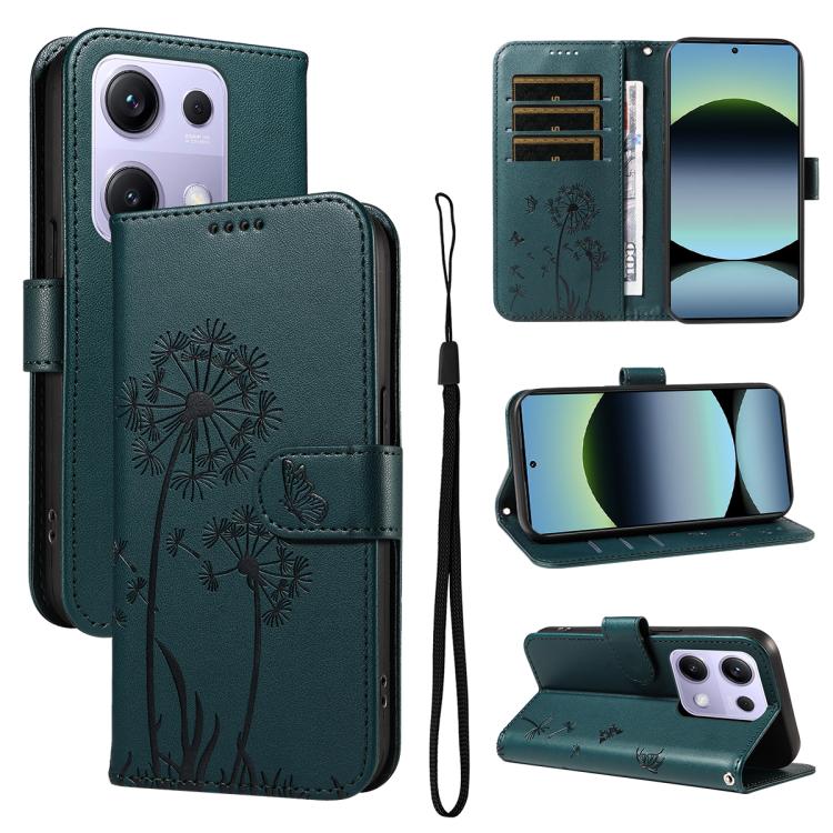 Dandelion Embossed Pattern Flip Leather Phone Case, For Redmi 17C/14C 4G/A4 5G/Poco C75 5G, For Redmi K90 Pro Max/Poco F8 Ultra, For Redmi K90/Poco F8 Pro, For Redmi 15C 5G / 4G EU 173mm, For Redmi 15 5G Global/15 4G SEA 169.5mm                        ...