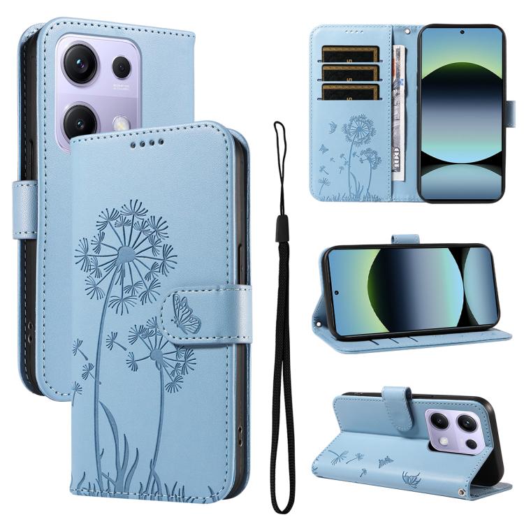 Dandelion Embossed Pattern Flip Leather Phone Case, For Redmi 17C/14C 4G/A4 5G/Poco C75 5G, For Redmi K90 Pro Max/Poco F8 Ultra, For Redmi K90/Poco F8 Pro, For Redmi 15C 5G / 4G EU 173mm, For Redmi 15 5G Global/15 4G SEA 169.5mm                        ...