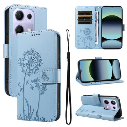 Dandelion Embossed Pattern Flip Leather Phone Case, For Redmi 17C/14C 4G/A4 5G/Poco C75 5G, For Redmi K90 Pro Max/Poco F8 Ultra, For Redmi K90/Poco F8 Pro, For Redmi 15C 5G / 4G EU 173mm, For Redmi 15 5G Global/15 4G SEA 169.5mm                        ...