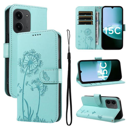 Dandelion Embossed Pattern Flip Leather Phone Case, For Redmi 17C/14C 4G/A4 5G/Poco C75 5G, For Redmi K90 Pro Max/Poco F8 Ultra, For Redmi K90/Poco F8 Pro, For Redmi 15C 5G / 4G EU 173mm, For Redmi 15 5G Global/15 4G SEA 169.5mm                        ...