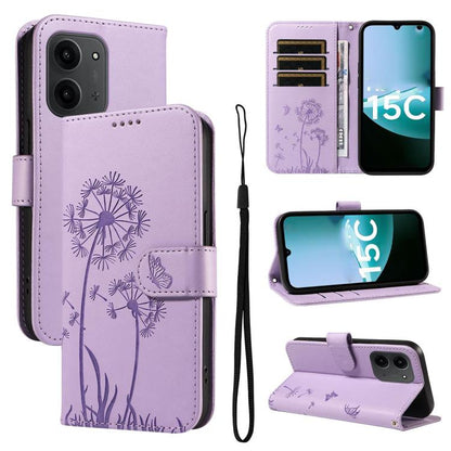Dandelion Embossed Pattern Flip Leather Phone Case, For Redmi 17C/14C 4G/A4 5G/Poco C75 5G, For Redmi K90 Pro Max/Poco F8 Ultra, For Redmi K90/Poco F8 Pro, For Redmi 15C 5G / 4G EU 173mm, For Redmi 15 5G Global/15 4G SEA 169.5mm                        ...