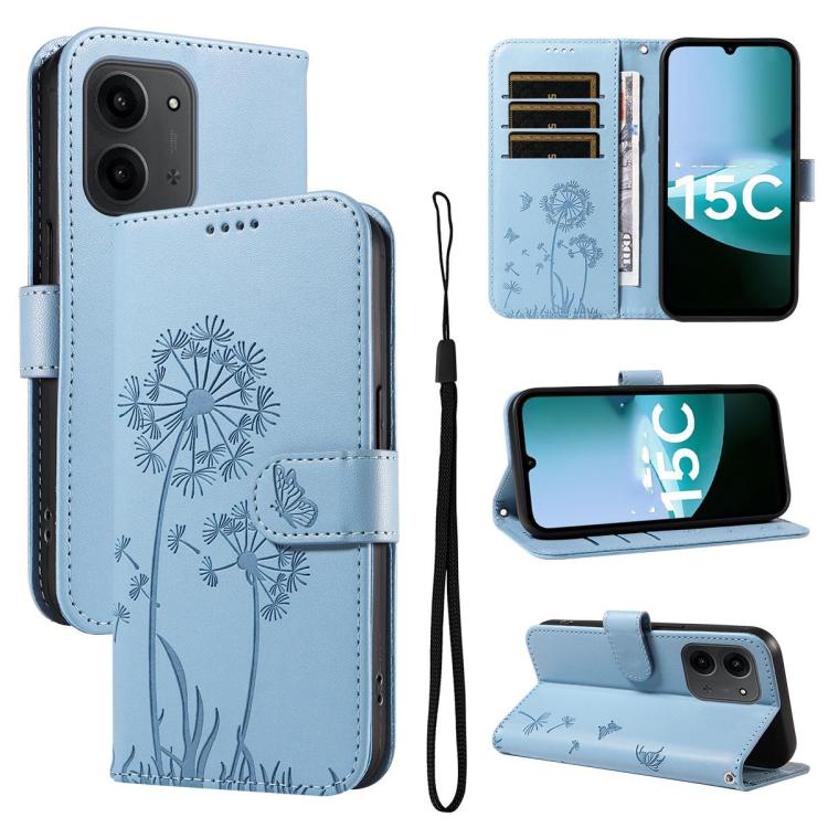 Dandelion Embossed Pattern Flip Leather Phone Case, For Redmi 17C/14C 4G/A4 5G/Poco C75 5G, For Redmi K90 Pro Max/Poco F8 Ultra, For Redmi K90/Poco F8 Pro, For Redmi 15C 5G / 4G EU 173mm, For Redmi 15 5G Global/15 4G SEA 169.5mm                        ...
