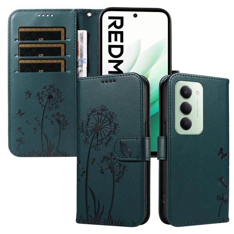 Dandelion Embossed Pattern Flip Leather Phone Case, For Redmi 17C/14C 4G/A4 5G/Poco C75 5G, For Redmi K90 Pro Max/Poco F8 Ultra, For Redmi K90/Poco F8 Pro, For Redmi 15C 5G / 4G EU 173mm, For Redmi 15 5G Global/15 4G SEA 169.5mm                        ...