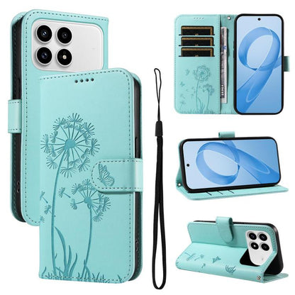 Dandelion Embossed Pattern Flip Leather Phone Case, For Redmi 17C/14C 4G/A4 5G/Poco C75 5G, For Redmi K90 Pro Max/Poco F8 Ultra, For Redmi K90/Poco F8 Pro, For Redmi 15C 5G / 4G EU 173mm, For Redmi 15 5G Global/15 4G SEA 169.5mm                        ...