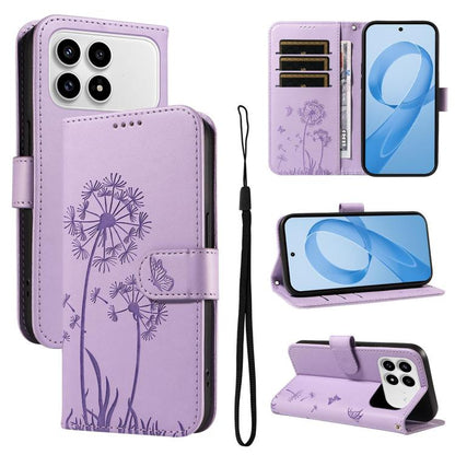 Dandelion Embossed Pattern Flip Leather Phone Case, For Redmi 17C/14C 4G/A4 5G/Poco C75 5G, For Redmi K90 Pro Max/Poco F8 Ultra, For Redmi K90/Poco F8 Pro, For Redmi 15C 5G / 4G EU 173mm, For Redmi 15 5G Global/15 4G SEA 169.5mm                        ...