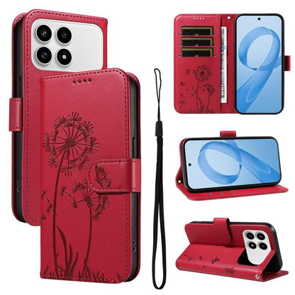 Dandelion Embossed Pattern Flip Leather Phone Case, For Redmi 17C/14C 4G/A4 5G/Poco C75 5G, For Redmi K90 Pro Max/Poco F8 Ultra, For Redmi K90/Poco F8 Pro, For Redmi 15C 5G / 4G EU 173mm, For Redmi 15 5G Global/15 4G SEA 169.5mm                        ...