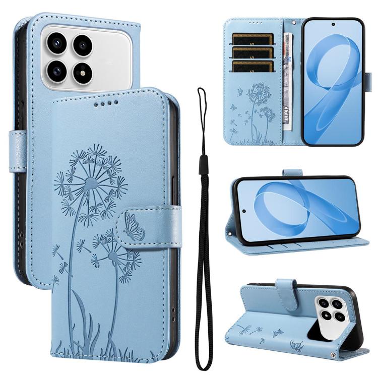 Dandelion Embossed Pattern Flip Leather Phone Case, For Redmi 17C/14C 4G/A4 5G/Poco C75 5G, For Redmi K90 Pro Max/Poco F8 Ultra, For Redmi K90/Poco F8 Pro, For Redmi 15C 5G / 4G EU 173mm, For Redmi 15 5G Global/15 4G SEA 169.5mm                        ...