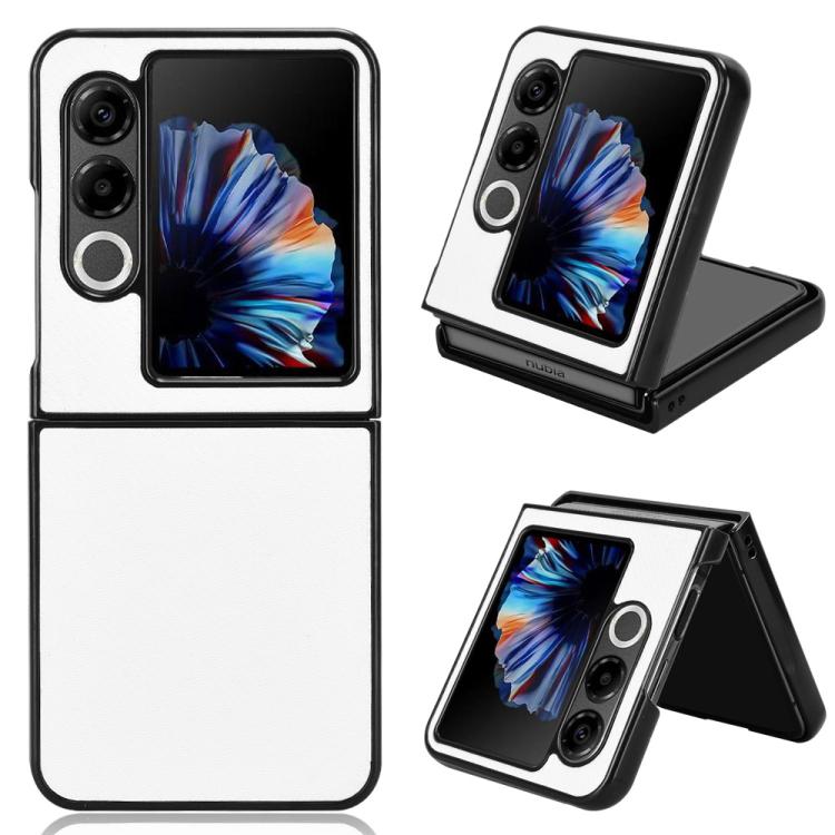 Carbon Fiber Texture PU Leather PC Phone Case, For ZTE nubia Flip3, For ZTE nubia Fold, For ZTE nubia Flip2