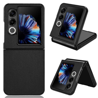 Carbon Fiber Texture PU Leather PC Phone Case, For ZTE nubia Flip3, For ZTE nubia Fold, For ZTE nubia Flip2