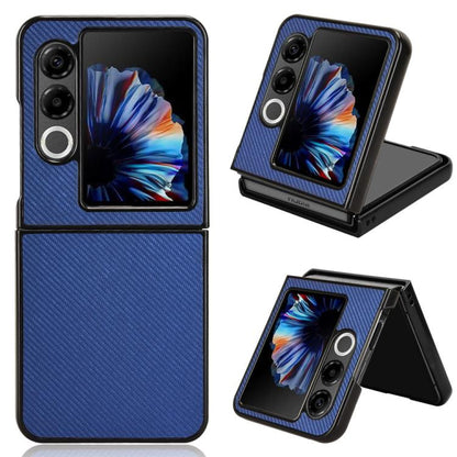 Carbon Fiber Texture PU Leather PC Phone Case, For ZTE nubia Flip3, For ZTE nubia Fold, For ZTE nubia Flip2