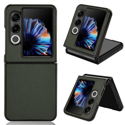 Carbon Fiber Texture PU Leather PC Phone Case, For ZTE nubia Flip3, For ZTE nubia Fold, For ZTE nubia Flip2