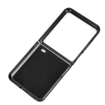 Carbon Fiber Texture PU Leather PC Phone Case, For ZTE nubia Flip3, For ZTE nubia Fold, For ZTE nubia Flip2