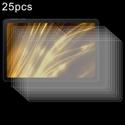 25pcs 9H 0.3mm Explosion-proof Tempered Glass Film, For FEZAWIO F11 10.1, For FEZAWIO F10 10.1, For FEZAWIO X800 11 inch