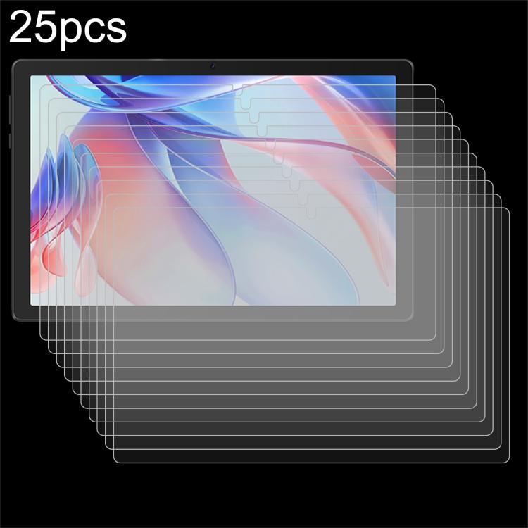25pcs 9H 0.3mm Explosion-proof Tempered Glass Film, For Whitedeer C10 10.1, For Whitedeer C107 10.1, For Whitedeer C108 / 10.1, For Whitedeer X108 10.1 inch