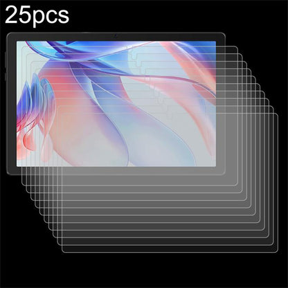 25pcs 9H 0.3mm Explosion-proof Tempered Glass Film, For Whitedeer C10 10.1, For Whitedeer C107 10.1, For Whitedeer C108 / 10.1, For Whitedeer X108 10.1 inch