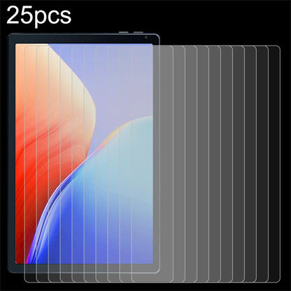 25pcs 9H 0.3mm Explosion-proof Tempered Glass Film, For Whitedeer C10 10.1, For Whitedeer C107 10.1, For Whitedeer C108 / 10.1, For Whitedeer X108 10.1 inch