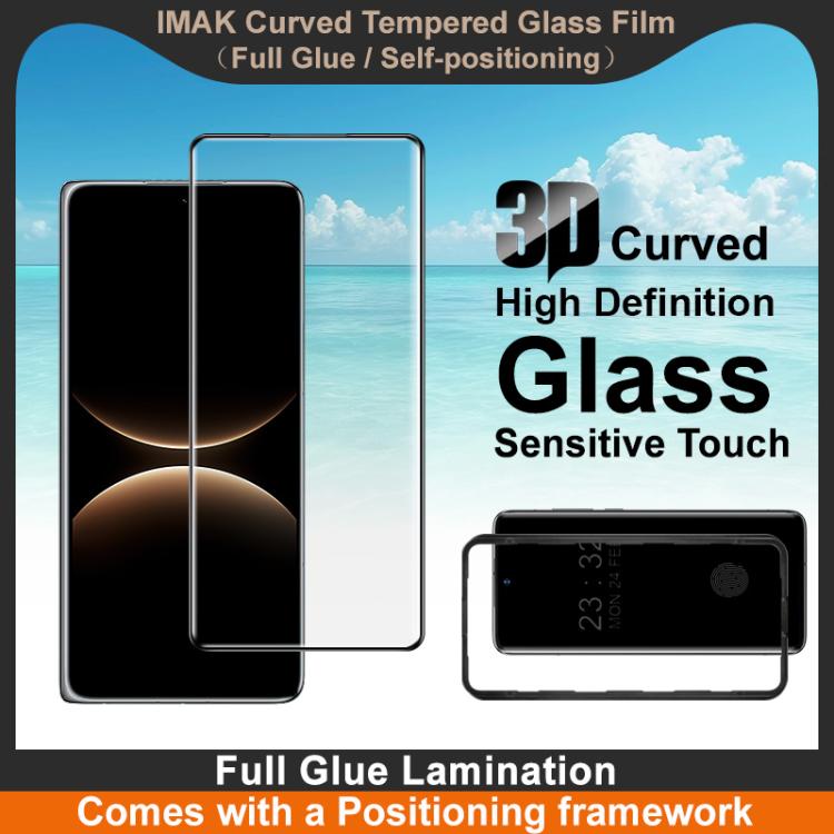 imak 3D Curved Tempered Glass Film, Full Glue Positioning Version, For Huawei Mate X7, For Huawei Mate 70 Air 5G, For Huawei Pura 80 Pro, For Huawei nova 14 Ultra, For Huawei nova 14 Pro, For Huawei Mate 70 Pro, For Huawei Mate X6, For Huawei nova 12 P...