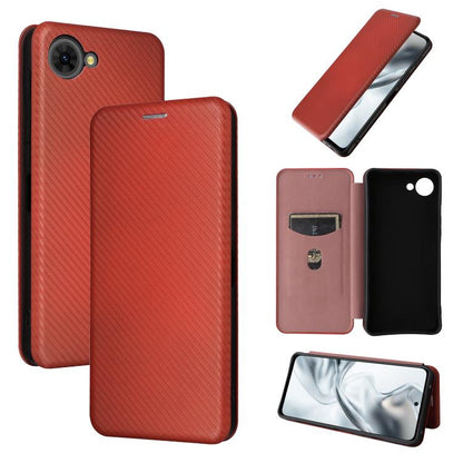 Carbon Fiber Texture Flip Leather Phone Case, For ZTE Kantan Sumaho5 A601ZT, For ZTE nubia S2 A502ZT, For ZTE nubia S2e / S2R / S2 Lite, For ZTE Nubia S 5G A403ZT