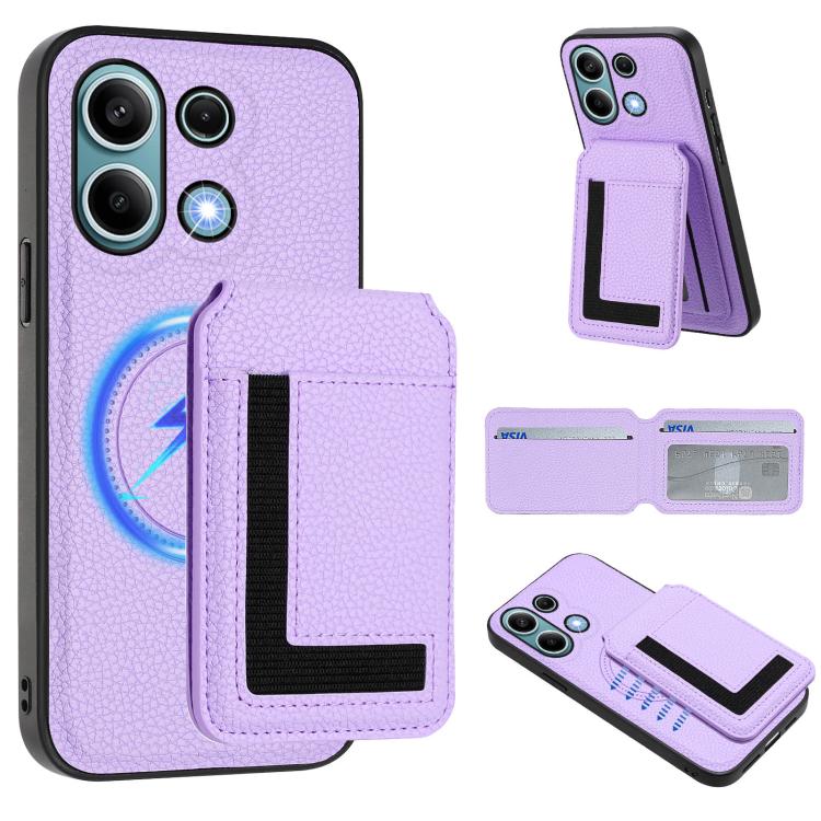 CX01 Detachable Magsafe Magnetic Card Bag Phone Case, For Redmi 14C 4G / 14R / A4 5G, For Redmi Note 14 Pro+ 5G, For Redmi Note 14 Pro 5G, For Redmi Note 13R / 13 4G / 13 5G, For Redmi A3 / A3x / Xiaomi Poco C61, For Redmi  Turbo 3 / Poco F6 India     ...
