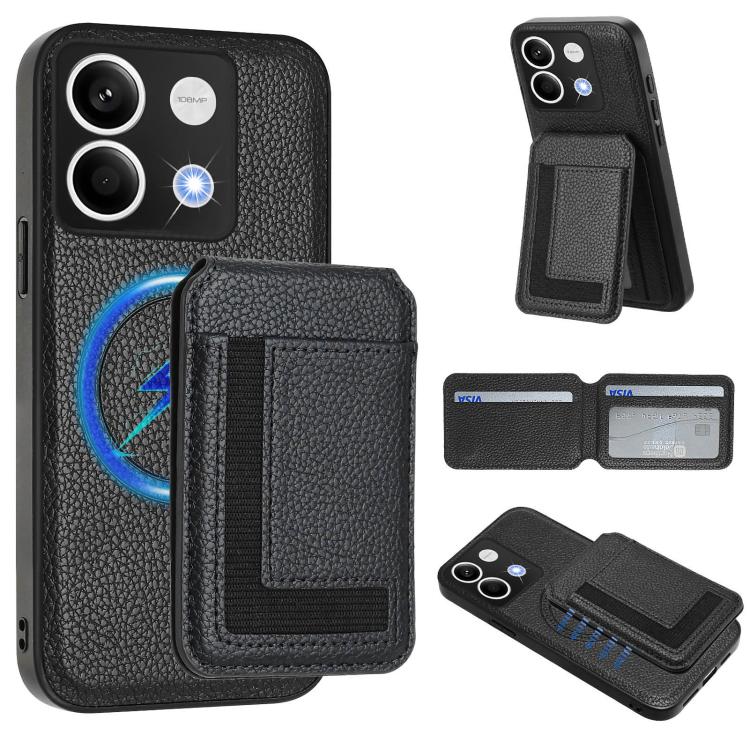 CX01 Detachable Magsafe Magnetic Card Bag Phone Case, For Redmi 14C 4G / 14R / A4 5G, For Redmi Note 14 Pro+ 5G, For Redmi Note 14 Pro 5G, For Redmi Note 13R / 13 4G / 13 5G, For Redmi A3 / A3x / Xiaomi Poco C61, For Redmi  Turbo 3 / Poco F6 India     ...