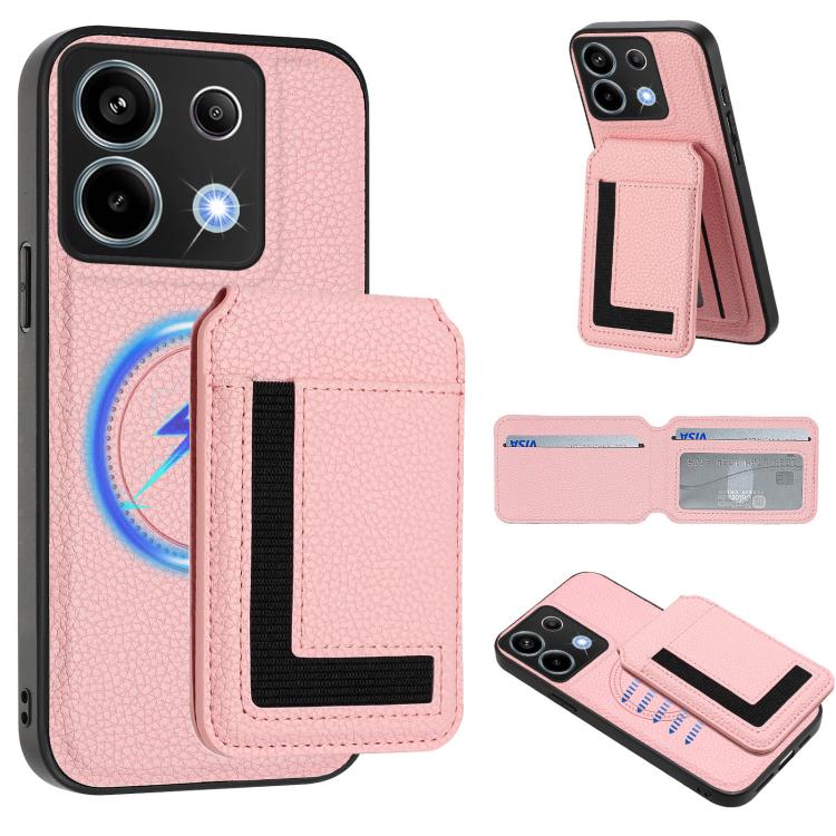 CX01 Detachable Magsafe Magnetic Card Bag Phone Case, For Redmi 14C 4G / 14R / A4 5G, For Redmi Note 14 Pro+ 5G, For Redmi Note 14 Pro 5G, For Redmi Note 13R / 13 4G / 13 5G, For Redmi A3 / A3x / Xiaomi Poco C61, For Redmi  Turbo 3 / Poco F6 India     ...