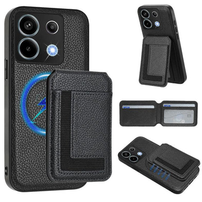 CX01 Detachable Magsafe Magnetic Card Bag Phone Case, For Redmi 14C 4G / 14R / A4 5G, For Redmi Note 14 Pro+ 5G, For Redmi Note 14 Pro 5G, For Redmi Note 13R / 13 4G / 13 5G, For Redmi A3 / A3x / Xiaomi Poco C61, For Redmi  Turbo 3 / Poco F6 India     ...