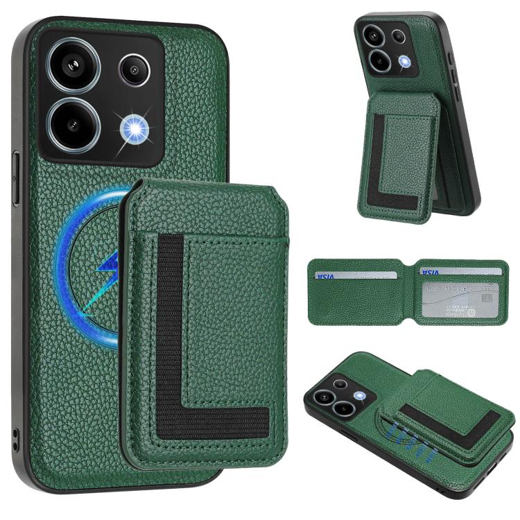 CX01 Detachable Magsafe Magnetic Card Bag Phone Case, For Redmi 14C 4G / 14R / A4 5G, For Redmi Note 14 Pro+ 5G, For Redmi Note 14 Pro 5G, For Redmi Note 13R / 13 4G / 13 5G, For Redmi A3 / A3x / Xiaomi Poco C61, For Redmi  Turbo 3 / Poco F6 India     ...